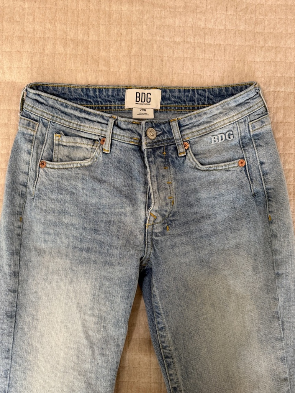 BDG Baggy Flare Leg Low-Rise Jeans